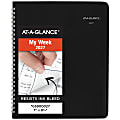 AT-A-GLANCE® DayMinder® 2027 Column Style Weekly Planner, Black, Medium, 7" x 8 3/4" 1 thumbnail image