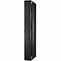 APC Performance, Vertical Cable Manager for 2 & 4 Post Racks, 84"H x 10"W, Double Sided with Doors  Cable Manager  Black  Plastic 1 thumbnail image