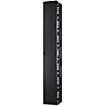 APC Performance, Vertical Cable Manager for 2 & 4 Post Racks, 84"H x 12"W, Single Sided with Door  Cable Manager  Black 1 thumbnail image