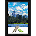 Amanti Art Grand Black Picture Frame, 24" x 34", Matted For 20" x 30"