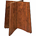 Lorell® Laminate Conference Table Base, For Round Table Tops, Cherry 1 thumbnail image