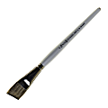 Dynasty Faux Squirrel Paint Brush, 1", Angled Bristle, Squirrel Hair, Silver 1 thumbnail image