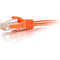 C2G-125ft Cat6 Snagless Unshielded (UTP) Network Patch Cable - Orange - Category 6 for Network Device - RJ-45 Male - RJ-45 Male - 125ft - Orange