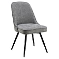 Office Star™ Martel Swivel Chair, Charcoal/Black 1 thumbnail image