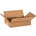 Partners Brand Flat Corrugated Boxes, 9" x 6" x 2", Kraft, Pack Of 25 Boxes 1 thumbnail image