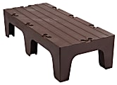 Cambro Solid Dunnage Rack, 12"H x 21"W x 48"D, Dark Brown 1 thumbnail image