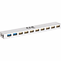 Eaton Tripp Lite series 10-Port USB 3.0/USB 2.0 Combo Hub - USB Charging, 2 USB 3.0 & 8 USB 2.0 Ports - U360010C2X3 1 thumbnail image