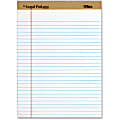 Tops The Legal Pad 71533 Notepad - 50 Sheets - Letter - 8 1/2" x 11" - White Paper - Perforated - 1 Dozen
