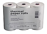 Domtar Thermal Receipt Paper Rolls, 2-1/4" x 165', White, Total Qty 6 1 thumbnail image