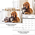 Furry Friends Wall Calendar
