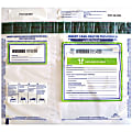 Custom Tamper-Evident Compartment Style Plastic Security Bags, Horizontal Twin, 13" x 10", Pack Of 100 1 thumbnail image