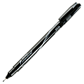 SKILCRAFT® Permanent Impression Pens, Medium Point, 1.15 mm, Black Barrel, Black Ink, Pack Of 12