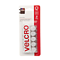 VELCRO® Brand STICKY BACK® Fasteners, 5/8", Coin, White, Pack of 15 1 thumbnail image