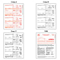 ComplyRight™ 1099-MISC Tax Forms, 4-Part, 2-Up, Copies A/B/C, Laser, 8-1/2" x 11", Pack Of 25 Form Sets 1 thumbnail image