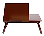 Mind Reader Wooden Lap Desk, 13-1/2" x 21-1/2", Cherry 1 thumbnail image