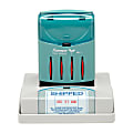 Custom ECO-GREEN Xstamper® Pre-Inked VersaDater® Stamp, N80, 64% Recycled, 1 13/16" x 2 9/16" Impression 1 thumbnail image