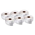 DYMO® Return Address Labels For LabelWriter® Label Printers, 3/4" x 2", White, 500 Labels Per Roll, Pack Of 6 Rolls