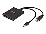Accell UltraAV DisplayPort 1.2 MST Multi-Display Hub - Video splitter - 2 x DisplayPort - desktop 1 thumbnail image