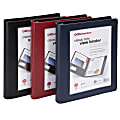 Office Depot® Brand Classic-Style View 3-Ring Binder, 1 1/2" Round Rings, Assorted Colors