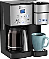 Cuisinart™ Coffee Center 12-Cup & Single Serve Coffee Maker, Black/Chrome 1 thumbnail image