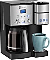 Cuisinart™ Coffee Center 12-Cup & Single Serve Coffee Maker, Black/Chrome