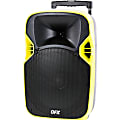 QFX PBX-6000 Portable Bluetooth Speaker System - Stand Mountable - Battery Rechargeable - USB - HDMI - 1 Pack 1 thumbnail image