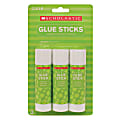 Scholastic Glue Sticks, 1.4 Oz., Clear, Pack Of 3 1 thumbnail image