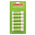 Scholastic Glue Sticks, 0.7 Oz., Clear, Pack Of 6
