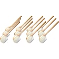 Genuine Joe Nylon Utility Brush - Nylon Bristle - 20" Handle Length - White - 12 / Carton 1 thumbnail image