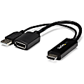 StarTech.com HDMI to DisplayPort Adapter - 4K 30Hz - HDMI to DisplayPort Converter - Compact HDMI to DP Adapter - HD2DP 1 thumbnail image