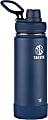 Takeya Actives Spout Reusable Water Bottle, 18 Oz, Midnight