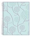 Blue Sky™ Monthly Safety Wirebound Planner, 10" x 8", Rue Du Flore Frosted, January To December 2020, 101605