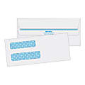 Quality Park® #8 5/8 Redi-Seal™ Double-Window Security Envelopes, Left Windows (Top/Bottom), Self-Seal, White, Box Of 500 1 thumbnail image