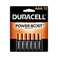 Duracell® Coppertop AAA Alkaline Batteries, Pack Of 12