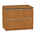 Bush Business Furniture Milano2 36W 2 Drawer Lateral File - 35.8" x 23.4" x 29.6" - 2 - Finish: Golden Anigre