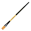 Dynasty Long-Handled Paint Brush 1526F, Size 10, Flat Bristle, Nylon, Multicolor 1 thumbnail image