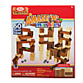Ideal® Amaze-N-Marbles™ 60-Piece Classic Wood Construction Set