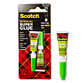 Scotch® Gel Super Glue, 0.07 Oz, Pack Of 2 1 thumbnail image
