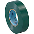 Tape Logic® 6180 Electrical Tape, 1.25" Core, 0.75" x 60', Green, Case Of 200