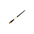 Dynasty Long-Handled Paint Brush 1526FIL, Size 12, Filbert Bristle, Nylon, Multicolor 1 thumbnail image