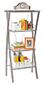 Realspace® Zentra Bookcase, Silver/Clear 1 thumbnail image
