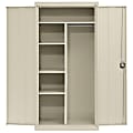 Sandusky Elite Series Heavy-Duty Assembled Combination Storage Cabinet, 72"H x 36"W x 18"D, Putty 1 thumbnail image
