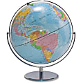 Advantus 12" Political World Globe - 13" Width x 16" Height - 12" Diameter - Multi