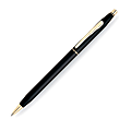 Cross® Classic® Century® Ballpoint Pen, Medium Point, 1.0 mm, Black/Gold Barrel, Black Ink