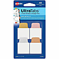 Avery® Metallic Color Mini Ultra Tabs - Write-on Tab(s) - 1.50" Tab Height x 1" Tab Width - Gold, Silver, Rose Gold, Copper Tab(s) - 40 / Pack 1 thumbnail image