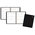AT-A-GLANCE® Contemporary Weekly/Monthly Planner, 6 7/8" x 8 3/4", Black, January to December 2019