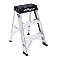 Werner® Mighty-Lite Step Stool, 300 Lb. Capacity, Aluminum