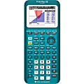 Texas Instruments TI-84 Plus CE Graphing Calculator - Clock, Date/Time Display, Impact Resistant Cover, Slid - 84PLCETBL1L1AX 1 thumbnail image