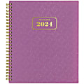 2024-2025 AT-A-GLANCE® BADGE 13-Month Weekly/Monthly Planner, 7" x 8-3/4", Purple UV Tile, January 2024 To January 2025, 1675T-805 1 thumbnail image