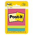 Post-it Notes, 3 in x 3 in, 3 Pads, 50 Sheets/Pad, Clean Removal, Poptimistic Collection, Lined